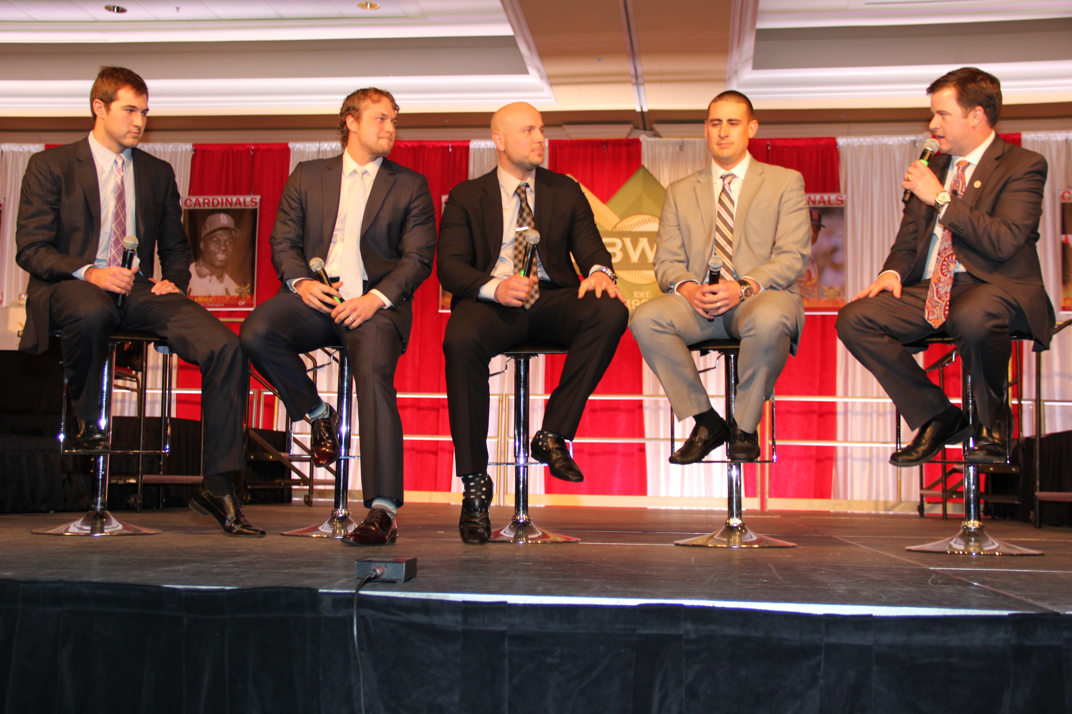 Tom Ackerman conducts an interview session with members of the 2013