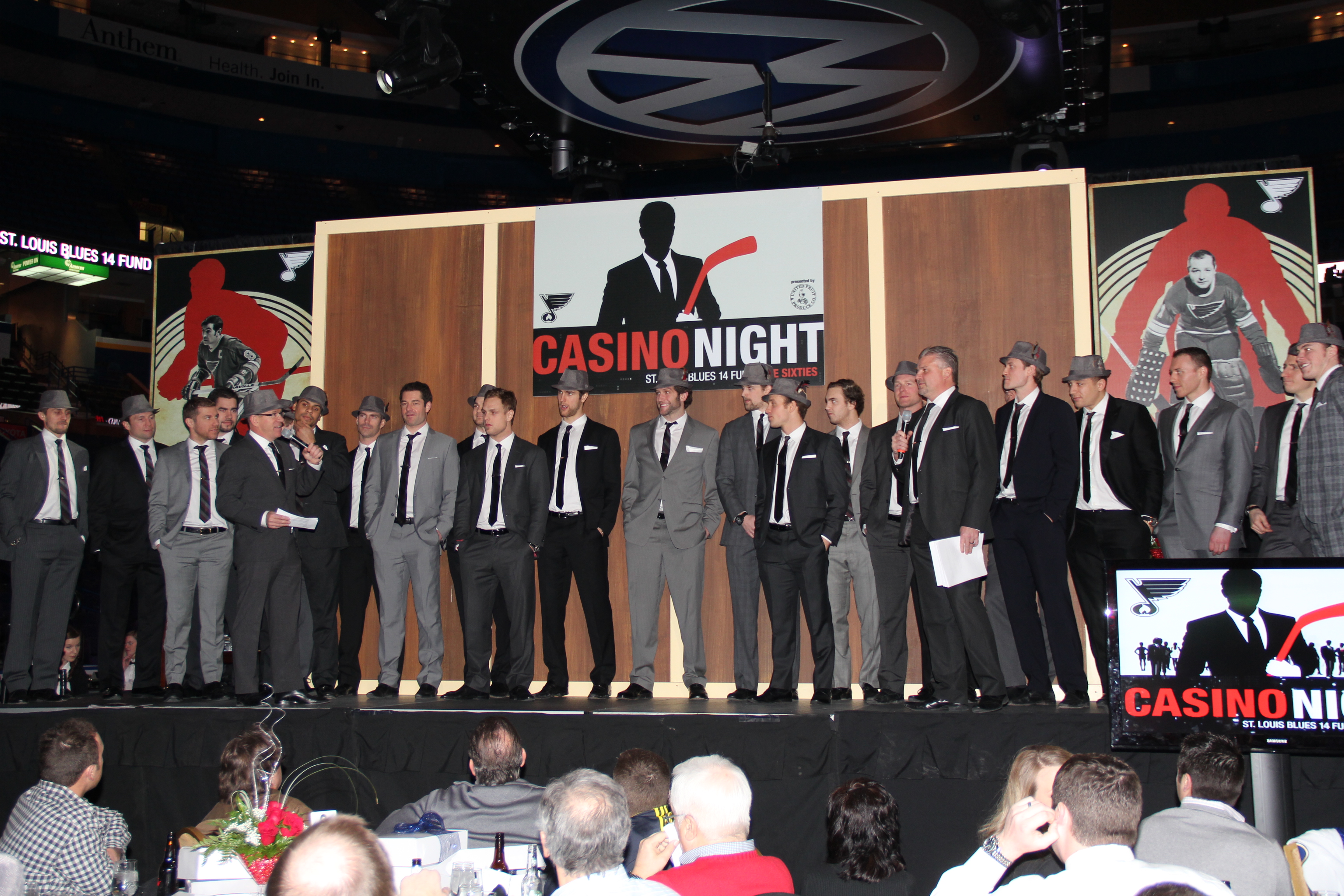 Blues casino night