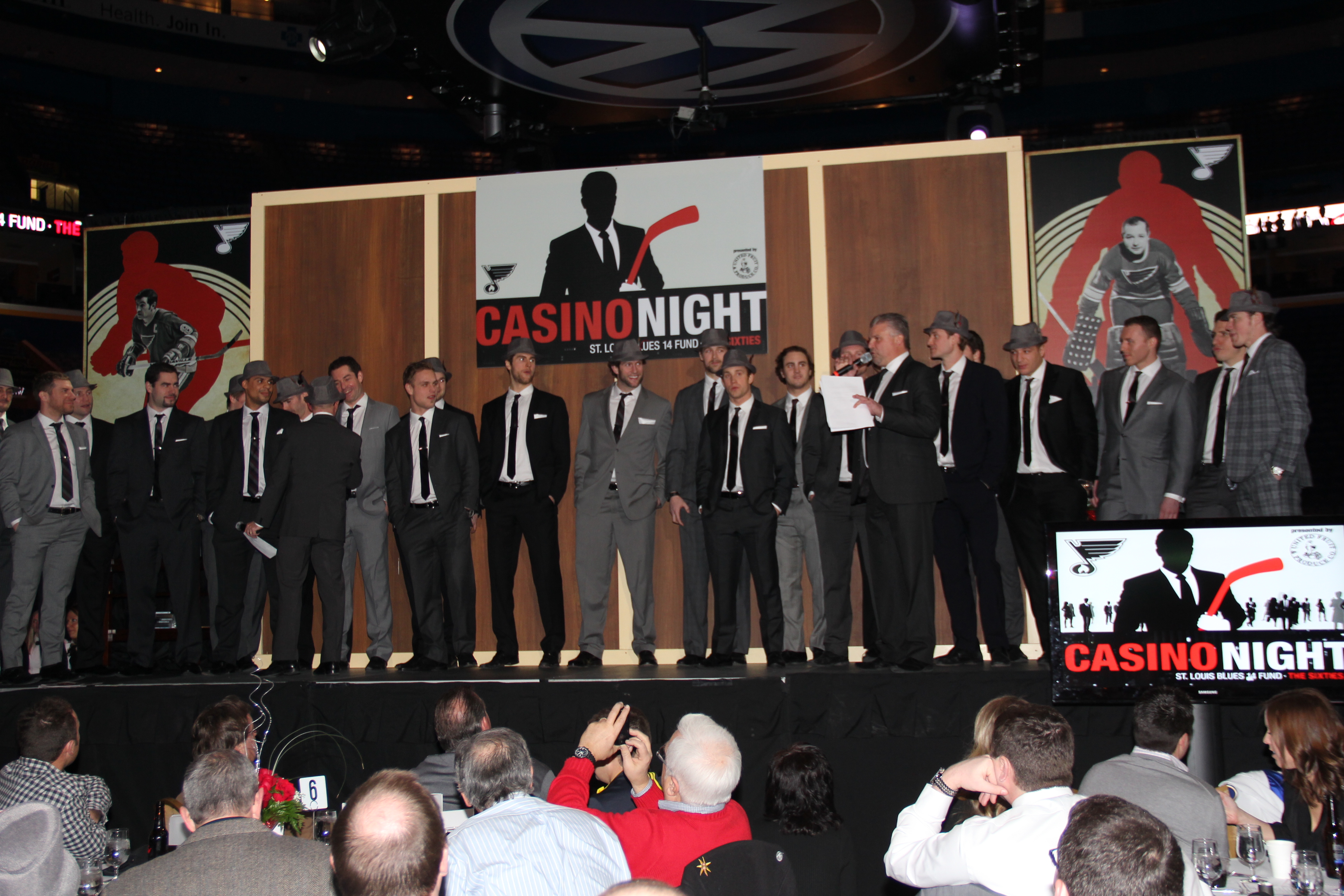 Blues casino night