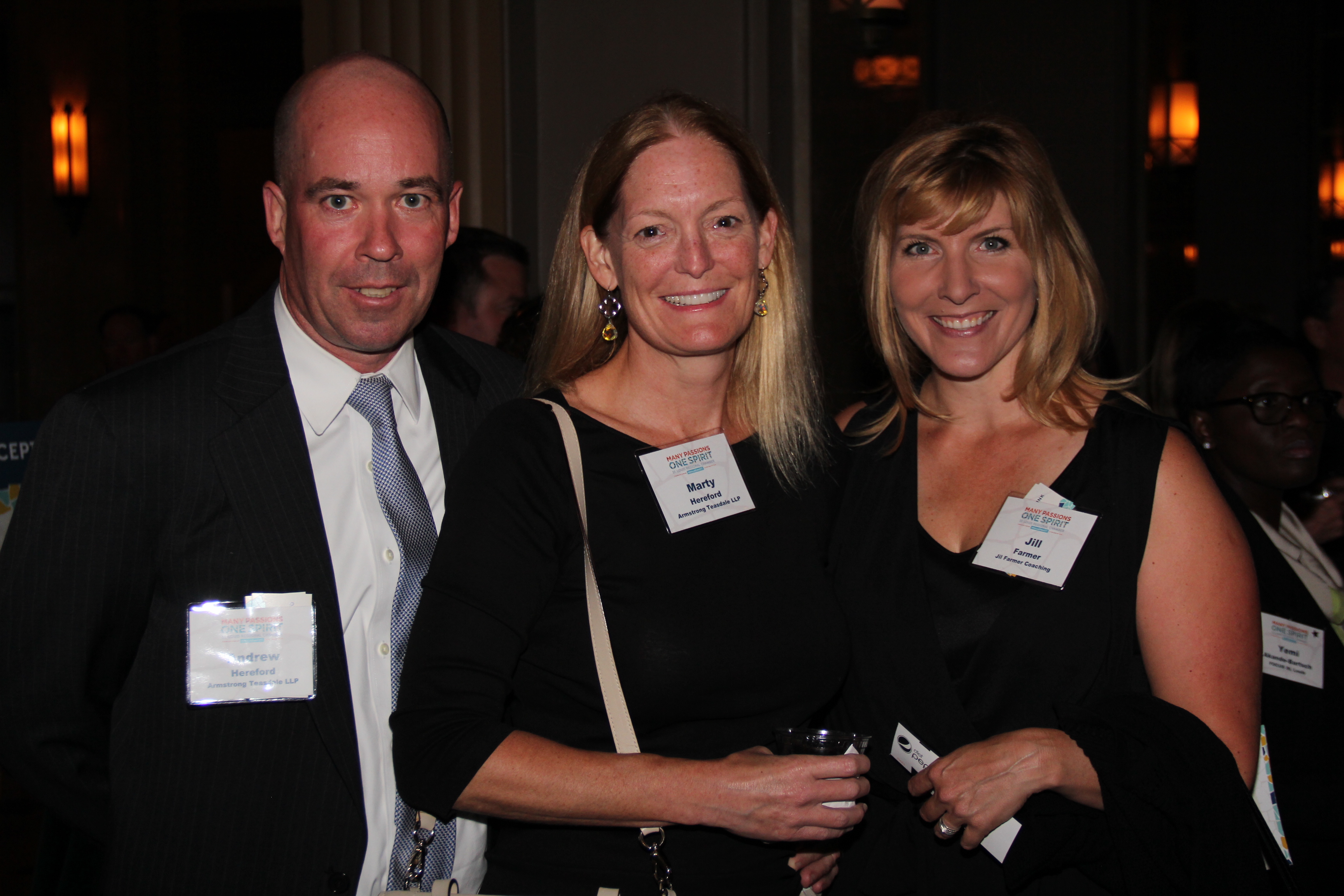 Andrew and Marty Hereford, Jill Farmer