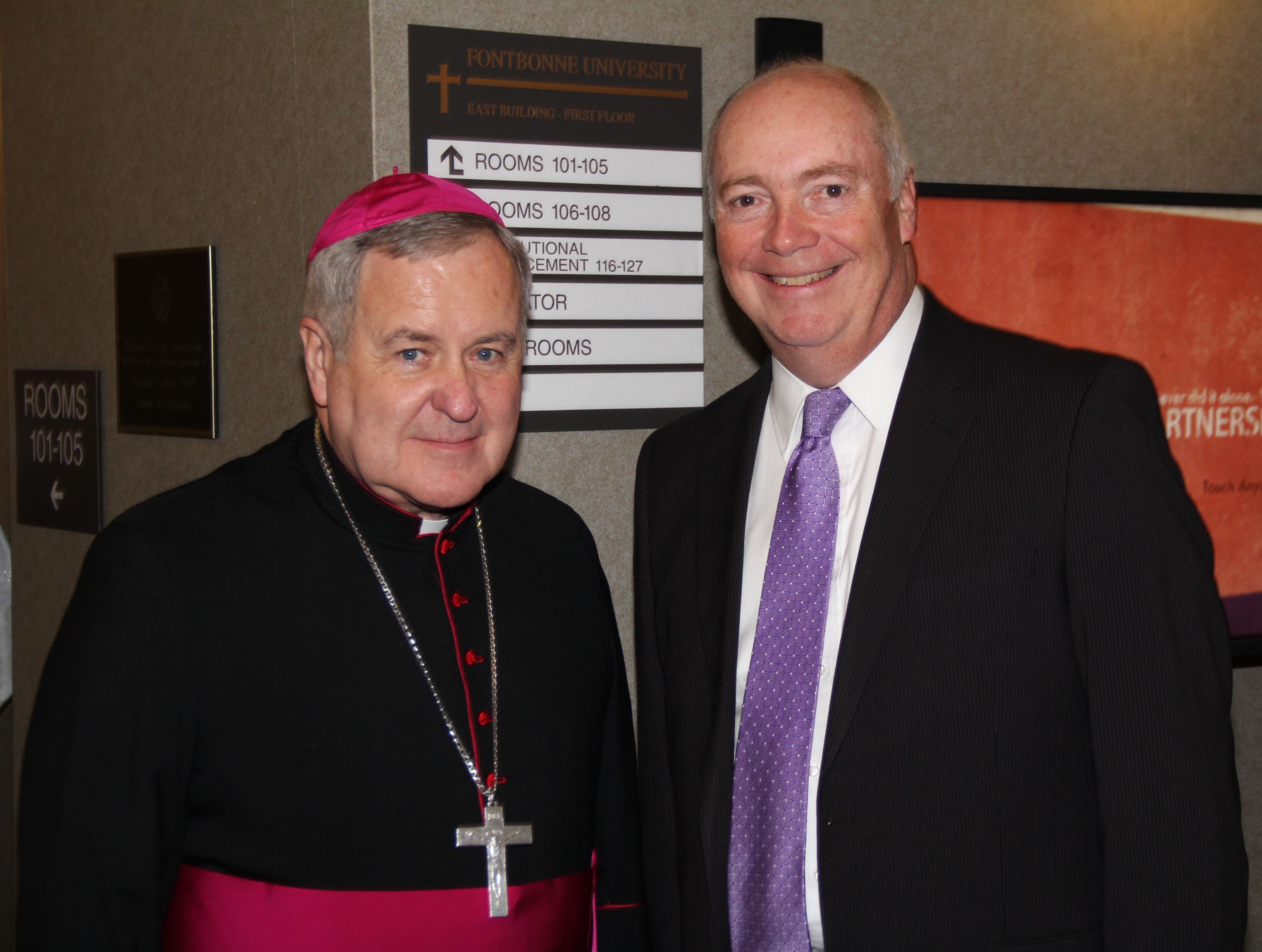 Most Reverend Robert J Carlson Archbishop Of St Louis Dr Michael Pressimone