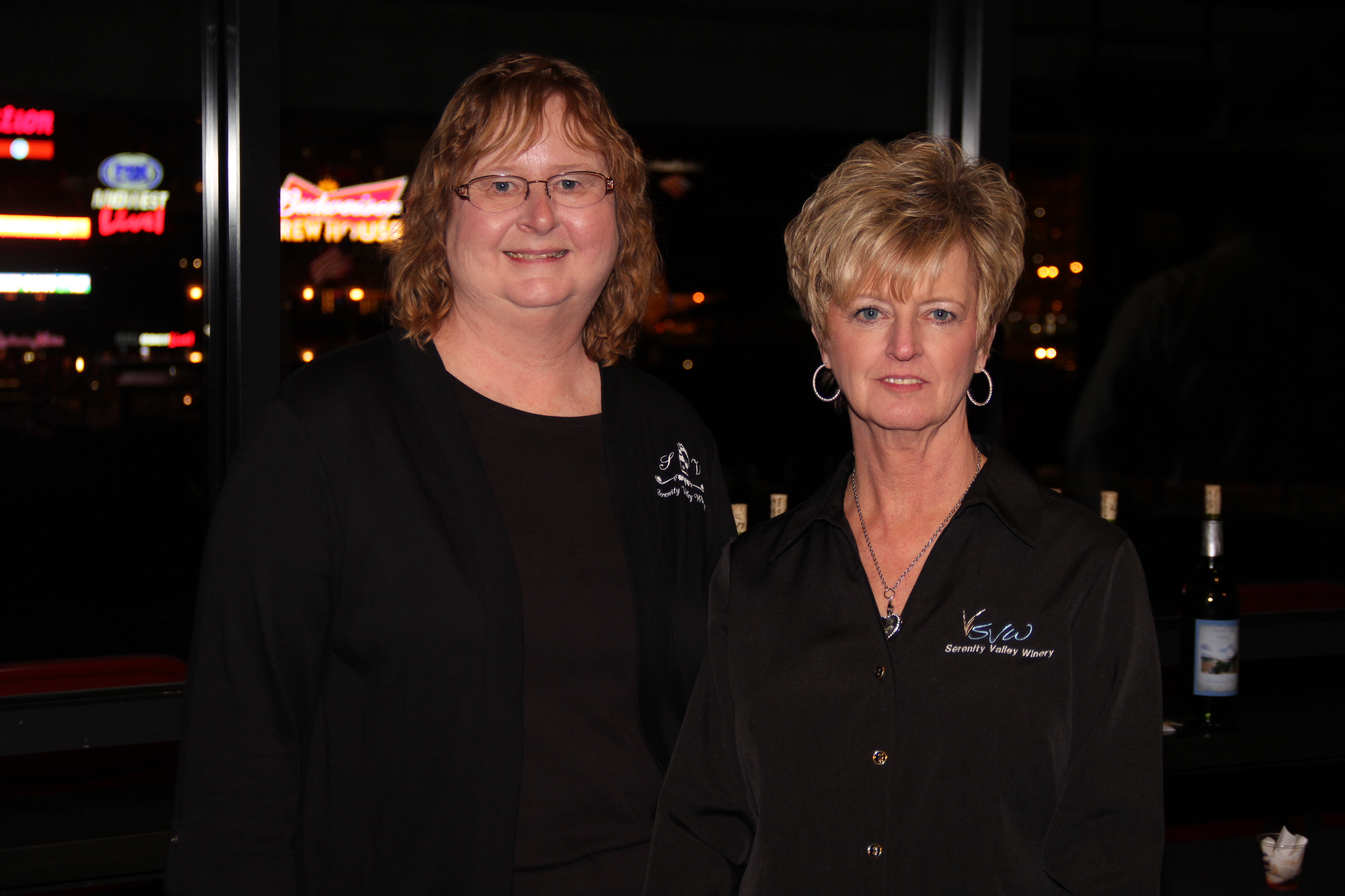 Regina Ruppert, Melinda Nichols of Serenity Valley Winery, Columbia, MO