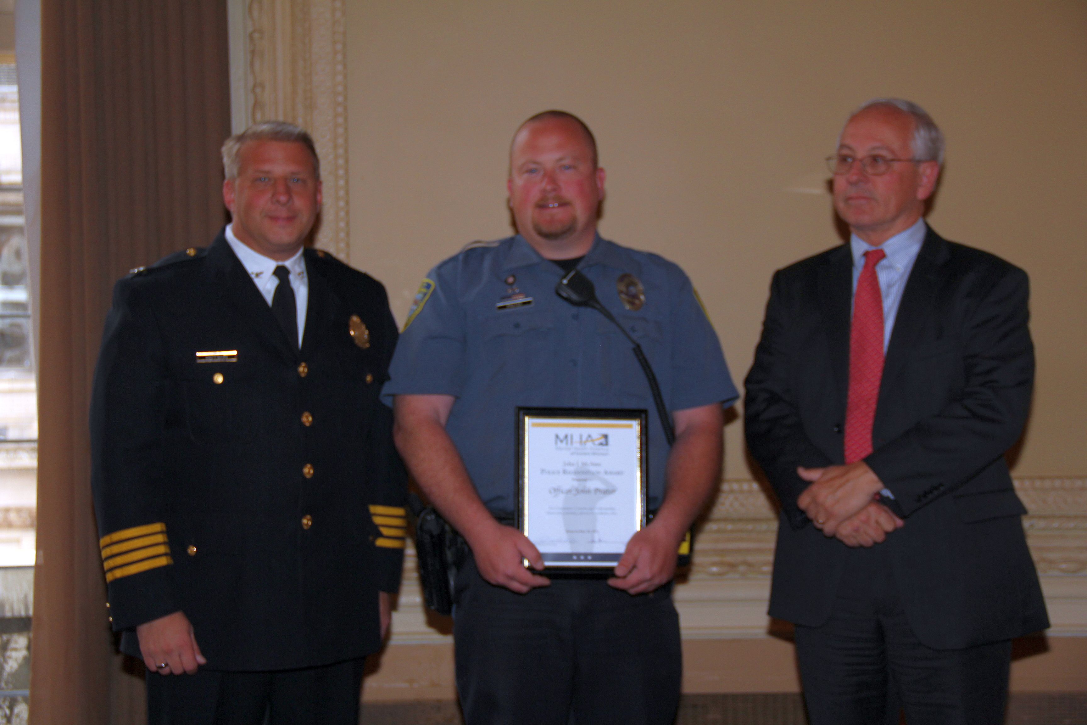 Chief Sam Dotson, Officer John Pratter, DeSoto Police Department, Jim