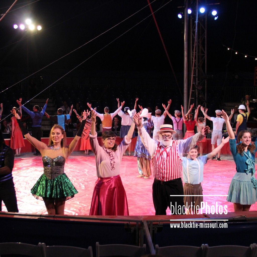 The circus performers take a bow!