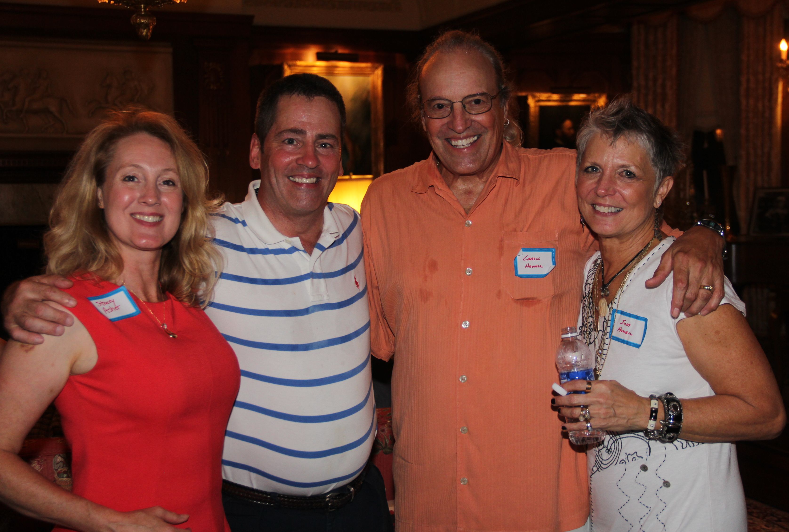 Stacey Asher, Fritz Clifford, Carroll and Judy Howell