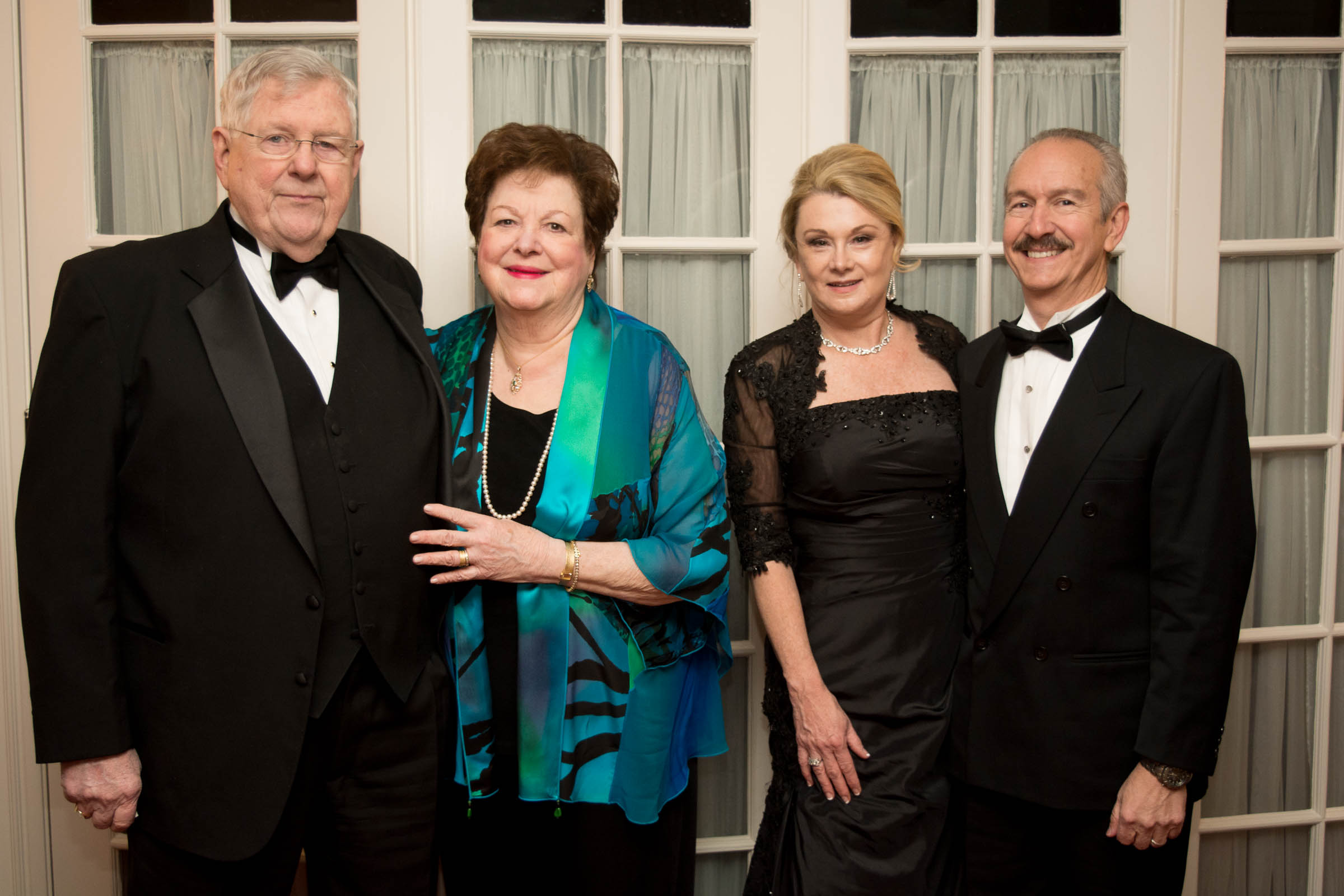 Jim and Pat O'Grady, Kate and William Schluter
